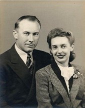 Harold Walter Wright & wife portrait